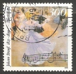 Stamps Germany -  Johann Strauss   