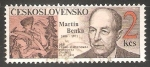 Sellos de Europa - Checoslovaquia -  Martin Benka - dia del sello  