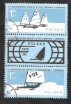 Sellos de Europa - Polonia -  2368 y 2369 - Mundial de navegación a vela sobre hielo