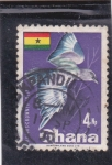 Sellos del Mundo : Africa : Ghana : ave