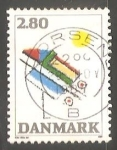 Stamps Denmark -  Arte