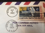 Stamps : America : Peru :  Primer Hombre en la Luna