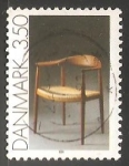 Stamps Denmark -  Arte aplicado muebles