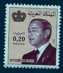 Stamps Morocco -  HASSAN  II