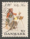 Stamps Denmark -  Mujer de Valby   
