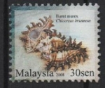 Stamps : Asia : Malaysia :  MUREX  QUEMADO