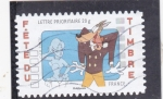 Stamps France -  PERSONAJES INFANTILES