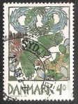 Stamps Denmark -  Primavera