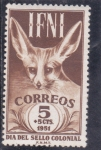 Stamps Spain -  IFNI-DIA DEL SELLO COLONIAL