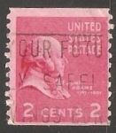 Stamps United States -  John Adams