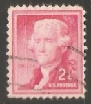 Stamps United States -  Jefferson