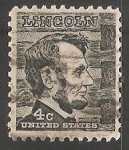 Sellos de America - Estados Unidos -  Lincoln