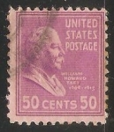 Stamps United States -  William Howard Taft