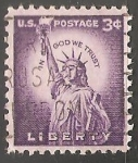 Sellos de America - Estados Unidos -  Estatua de la libertad
