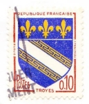 Stamps France -  troyes