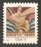 Stamps United States -  Sabiduria - Rockefeller Center