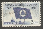 Stamps United States -  Geodésico Nacional de EE.UU.