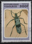 Stamps Togo -  ESCARABAJO  ROSALIA  ALPINA.