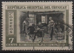 Stamps Uruguay -  ARTIGAS  DICTANDO  INSTRUCCIONES
