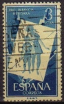 Stamps Spain -  ESPAÑA 1956 1205 Sello Pro Infancia Húngara 3pts Usado