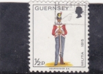 Stamps United Kingdom -  GUERNSEY-MILITAR