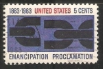 Stamps United States -  Proclamacion de la Independencia
