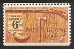 Stamps United States -  Daniel Boone