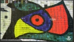 Stamps Spain -  5001- Patrimonio artístico.Mural Joan Miró.