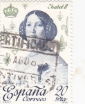 Stamps Spain -  Isabel II (24)