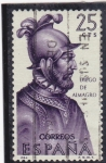 Stamps Spain -  Diego de Almagro (24)