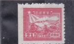 Stamps : Asia : China :  Ferrocarril