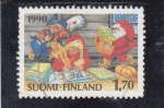 Stamps Finland -  cartas para Papa Nöel