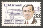 Stamps United States -  Alfred V. Verville