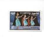 Stamps Cambodia -  TEPMONOROM