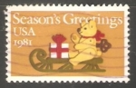 Stamps United States -  Navidad