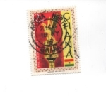 Stamps Ghana -  escultura