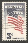 Stamps United States -   Regístrese para votar