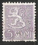 Stamps Finland -  León (heráldica)