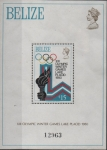 Stamps America - Belize -  XIII  JUEGOS  OLÍMPICOS  DE  INVIERNO  LAKE  PLACID  1980