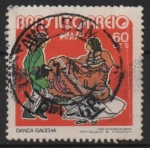 Sellos de America - Brasil -  DANZA  GAUCHA