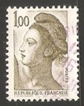 Stamps France -  libertad de Gandon