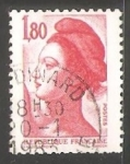 Stamps France -  libertad de Gandon