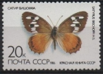 Stamps Russia -  MARIPOSAS.  SATYRUS  BISCHOFFI.
