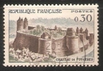 Stamps : Europe : France :  Castillo de Fougères