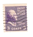 Stamps : America : United_States :  Thomas Jefferson 1801