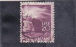Stamps Italy -  antorcha