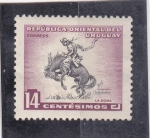 Stamps Uruguay -  La doma