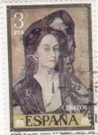 Stamps Spain -  RETRATO  DE LA SRA. CANALS-Picasso(25)