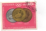 Stamps Panama -  MEDALLAS OLIMPICAS