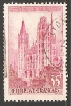 Stamps : Europe : France :  Catedral de Ruan